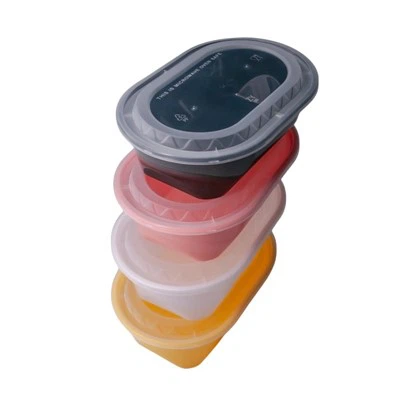 Американський овальний пластиковий ланчбокс